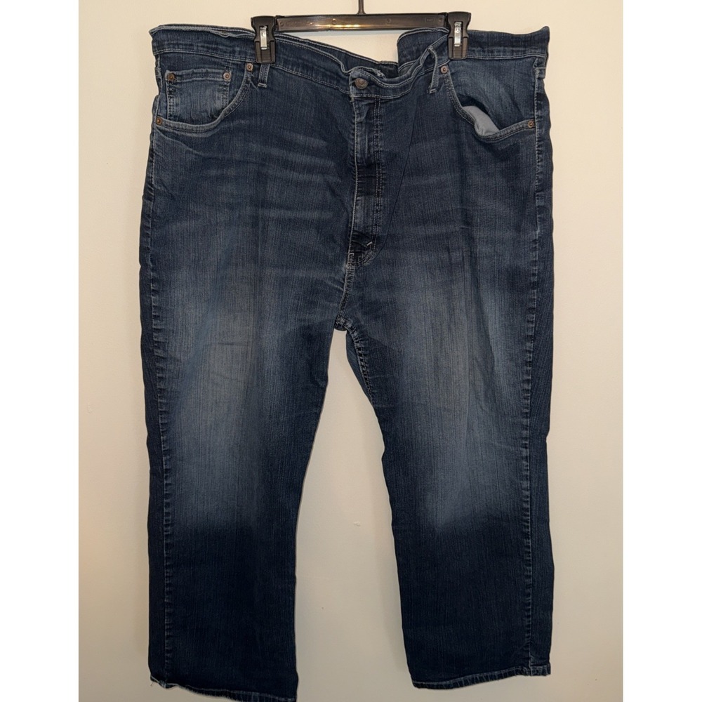 Levi's 559 Jeans Men's 50x28 Blue Denim Relaxed Straight Fit Casual Big and Tall